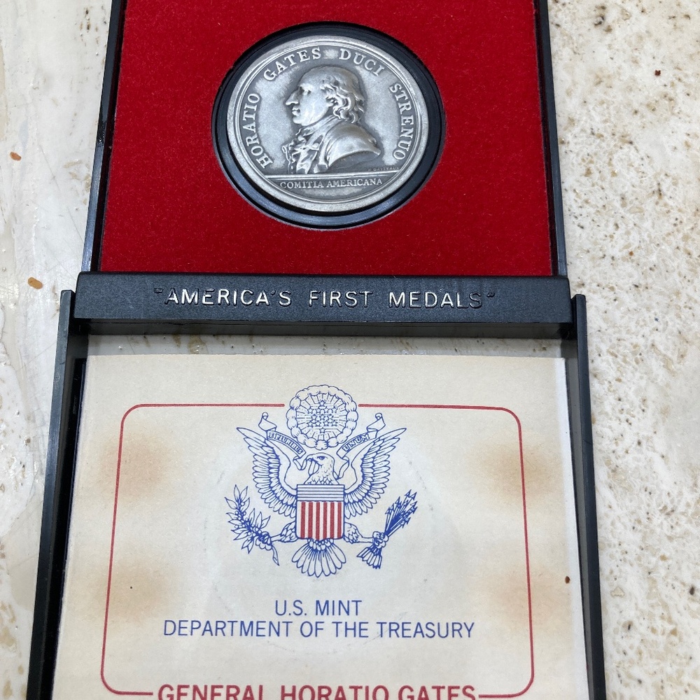 US Mint General Horacio Gates Commemorative Medal